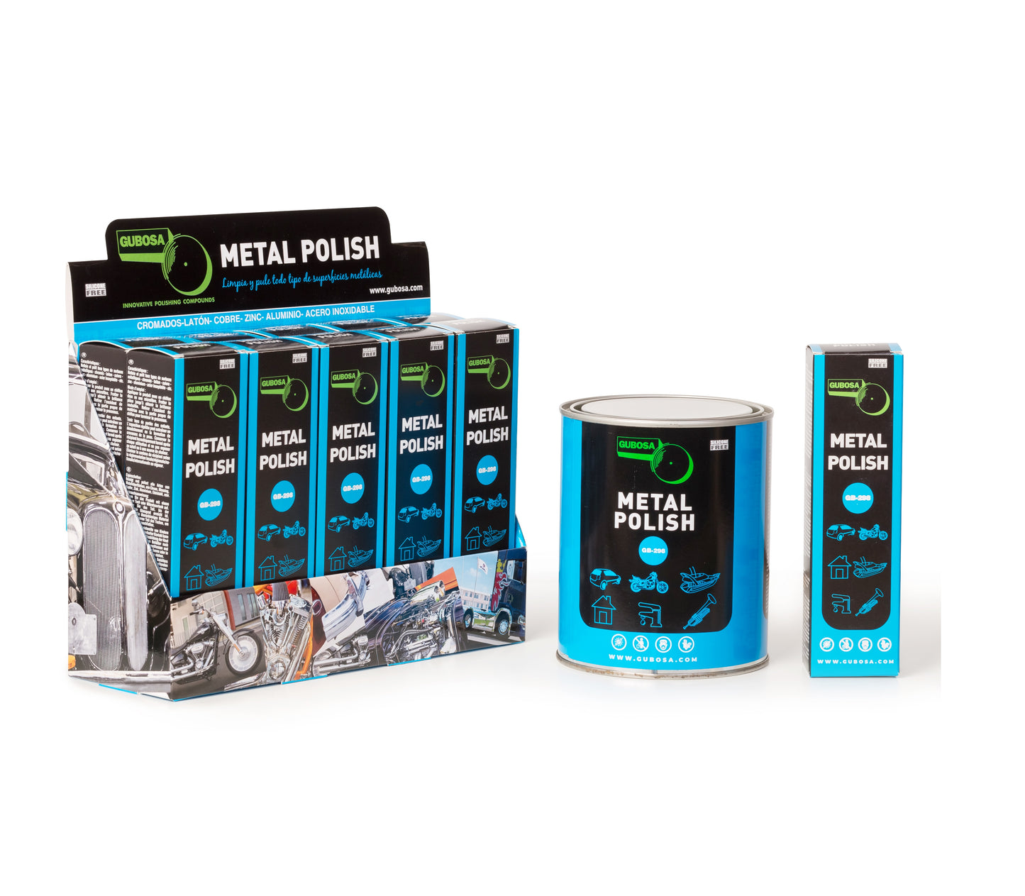 GUBOSA Metal Polish – Pulidor de Metales Profesional