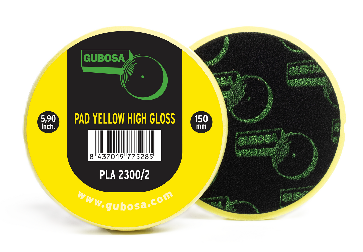 High gloss yellow sponge