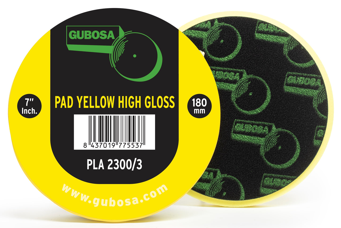 High gloss yellow sponge